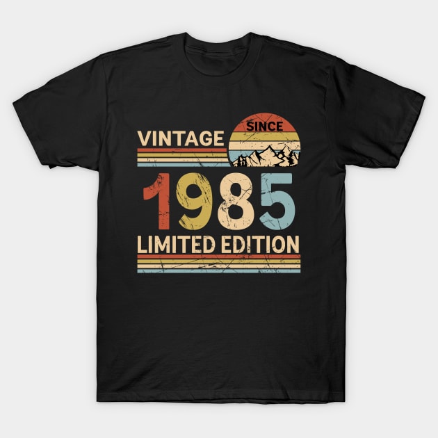 Vintage Since 1985 Limited Edition 38th Birthday Gift Vintage Men's T-Shirt by Schoenberger Willard